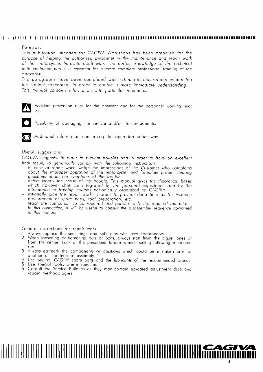 Cagiva Gran Canyon Workshop Service Repair Manual preview img 3