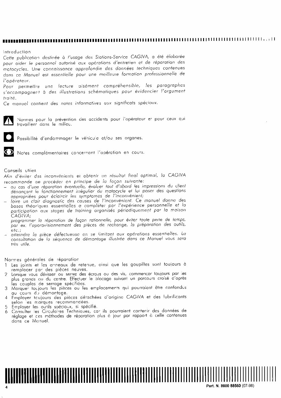 Cagiva Gran Canyon Workshop Service Repair Manual preview img 4