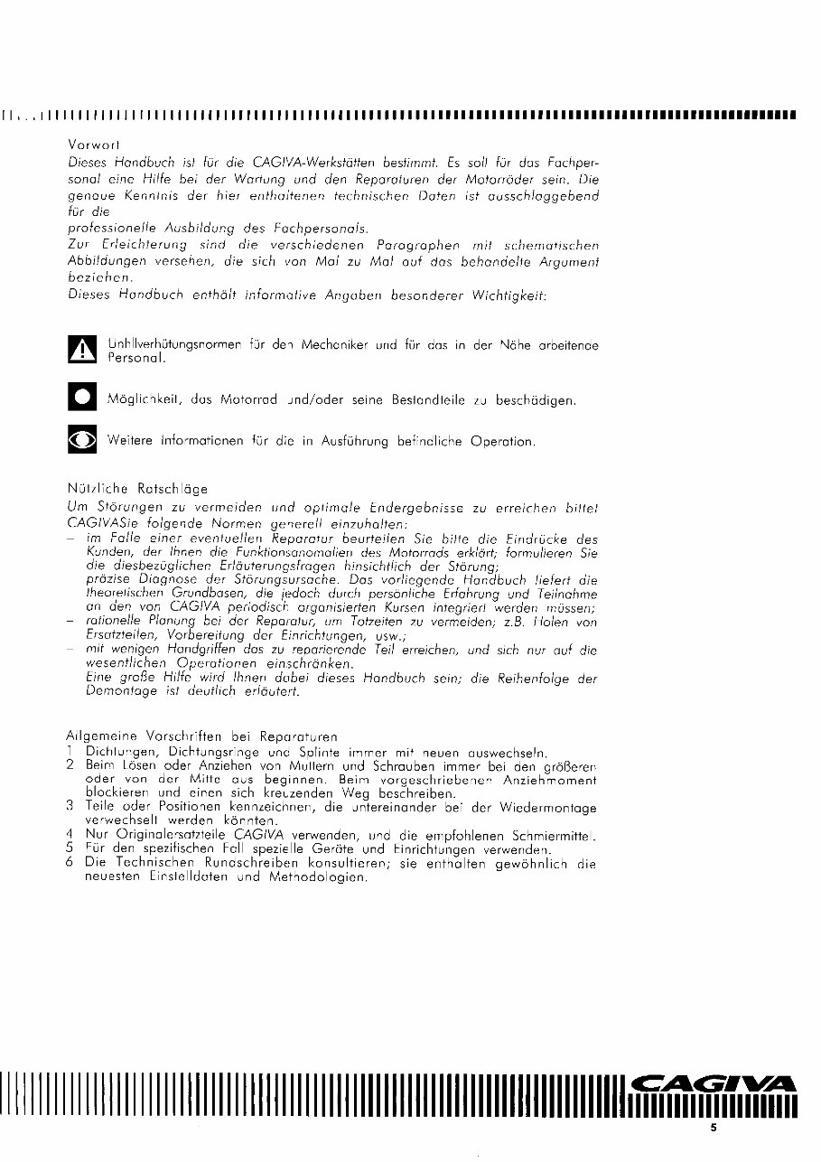 Cagiva Gran Canyon Workshop Service Repair Manual preview img 5