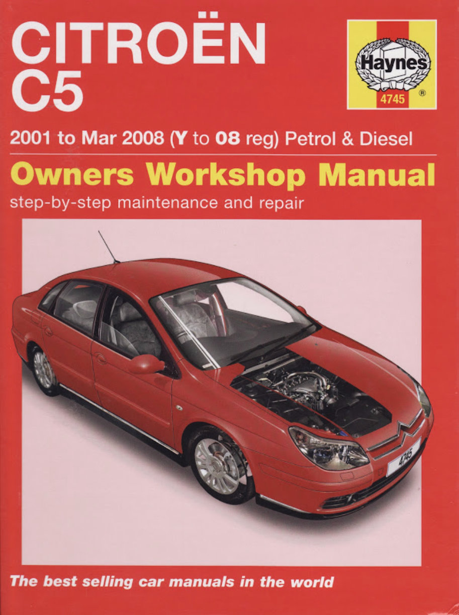 2001-2008 Citroen C5 Service & Repair Manual preview img 1