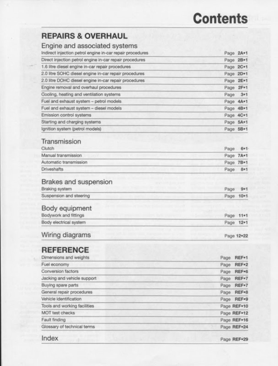 2001-2008 Citroen C5 Service & Repair Manual preview img 5