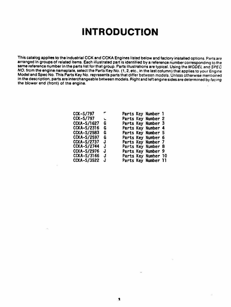 Onan CCK industrial engine parts manual preview img 4