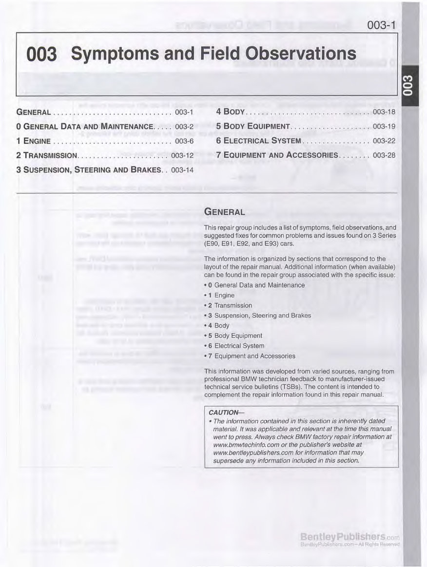 2006-2012 BMW 3 Series (E90/E91) Service & Repair Manual preview img 8