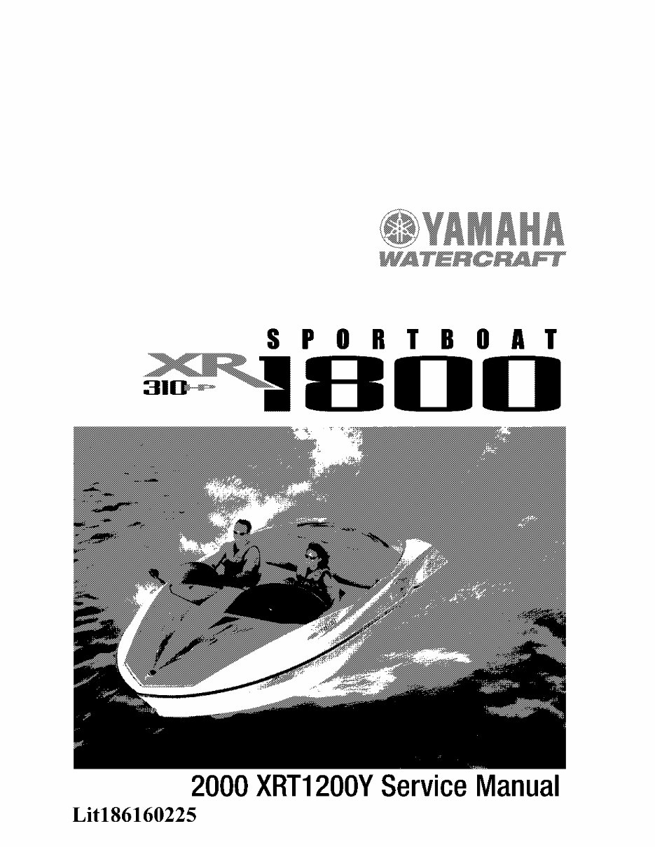 Yamaha jet boat XR1800 310 HP XRT1200 service manual preview img 3