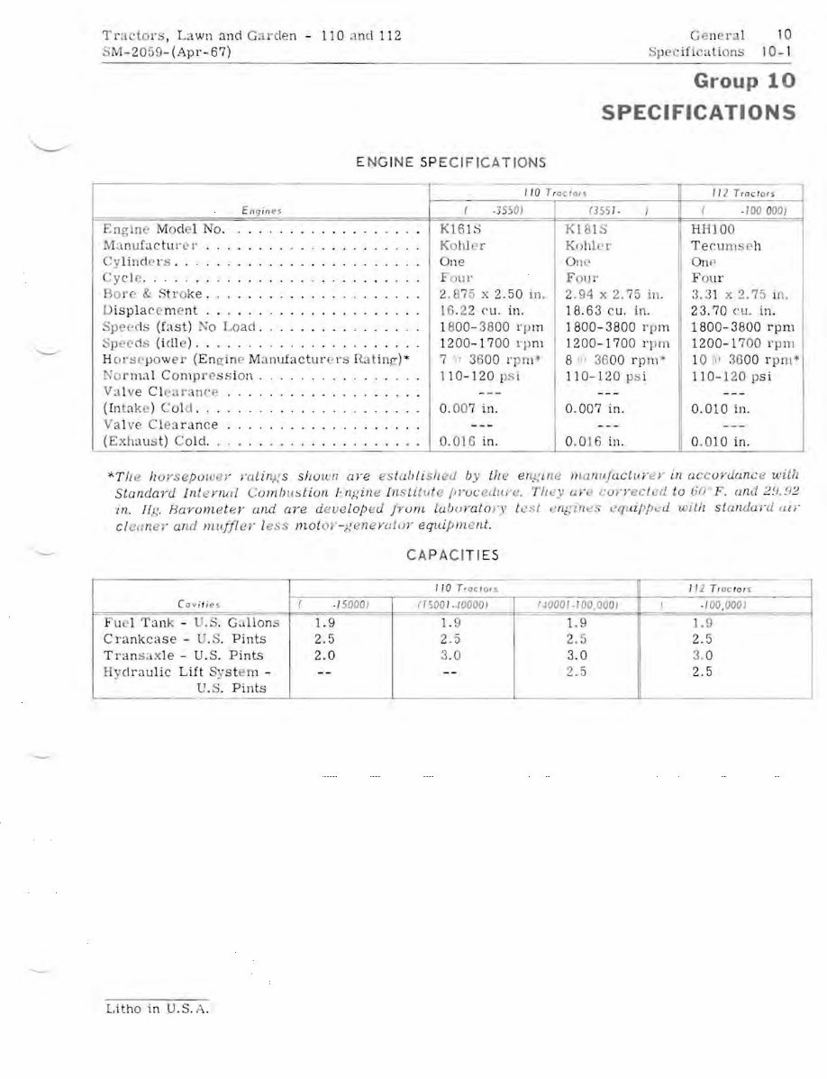 John Deere 110 and 112 Lawn & Garden Tractors SN: 100001-250000 Complete Workshop Service Repair Manual preview img 8