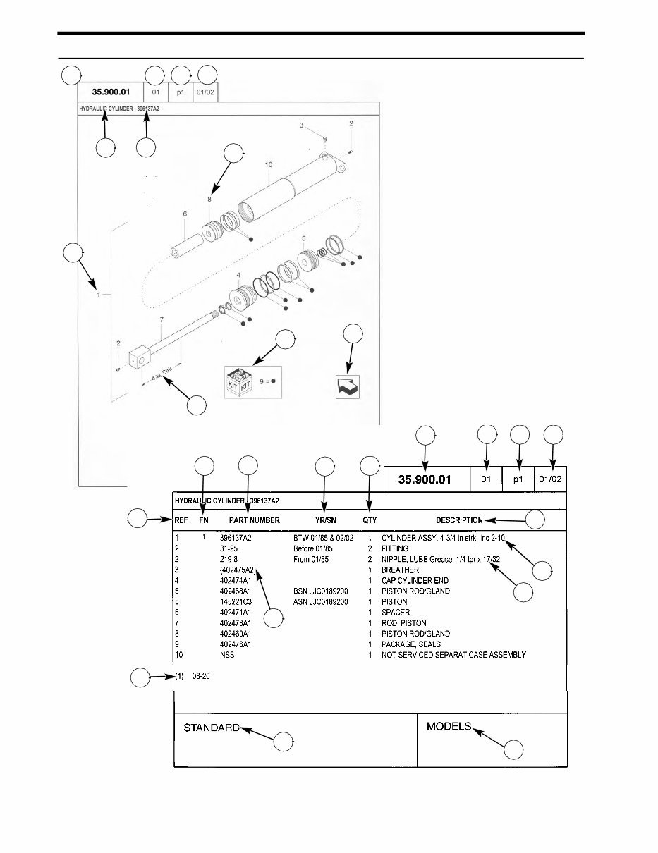 Case 580N Tier IV A (4A) Tractor Loader Backhoe Parts Manual Catalog - preview img 3