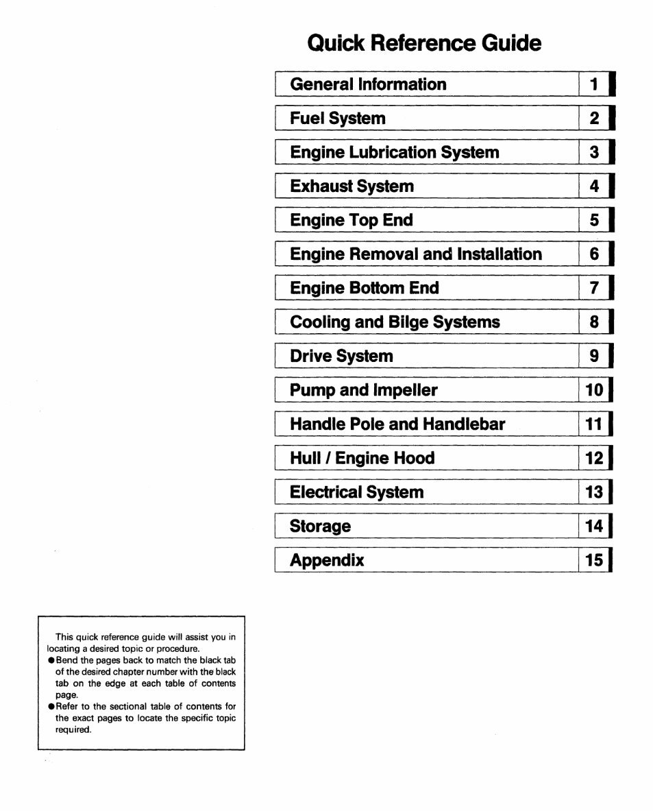 1992-1995 Kawasaki 750SX 750SXi Pro Watercraft Jetski Manual preview img 3
