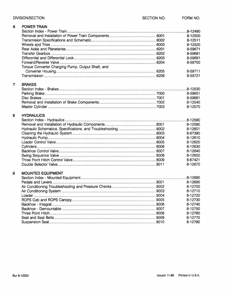 Case 580K Phase 3 Loader Backhoe OEM Service & Repair Manual preview img 4