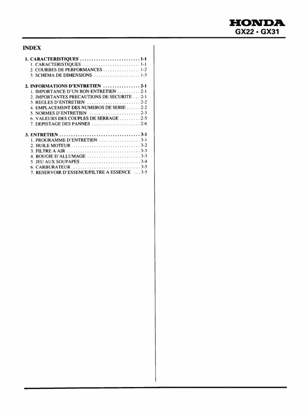 Honda GX22 / GX31 Engine Service & Repair Manual preview img 4