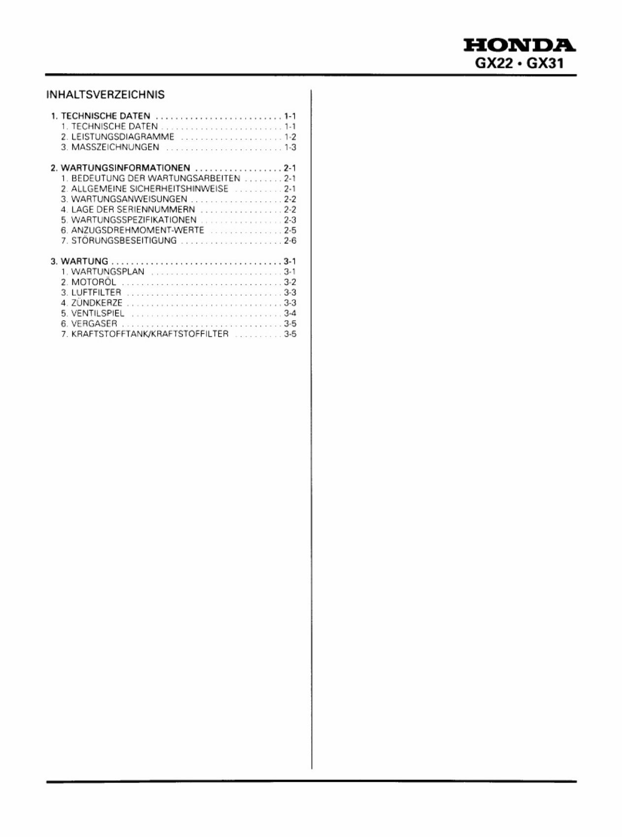 Honda GX22 / GX31 Engine Service & Repair Manual preview img 6