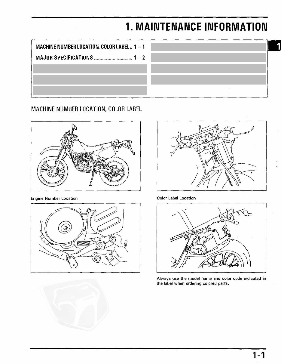 HONDA XLR200R XR200R Service Repair Manual 1987-1999 preview img 4