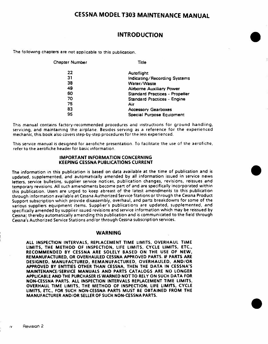 cessna 303 maintenance service manual d2532-2-13 preview img 9