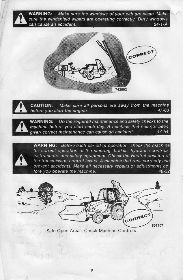 CASE 580D Backhoe Loader Operators Manual preview img 2