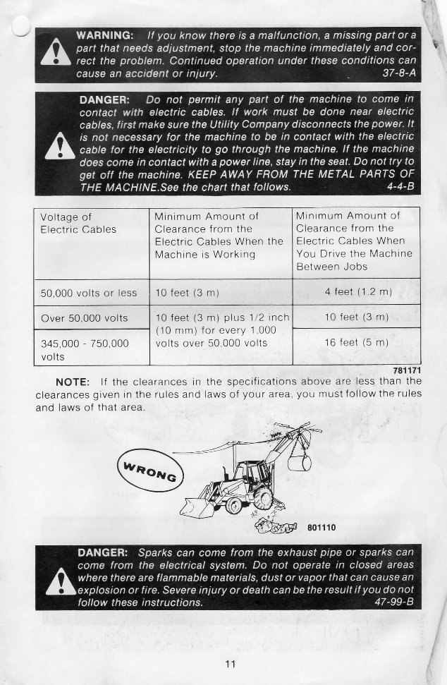 CASE 580D Backhoe Loader Operators Manual preview img 5