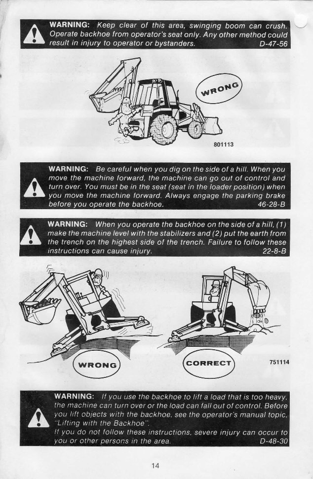 CASE 580D Backhoe Loader Operators Manual preview img 8