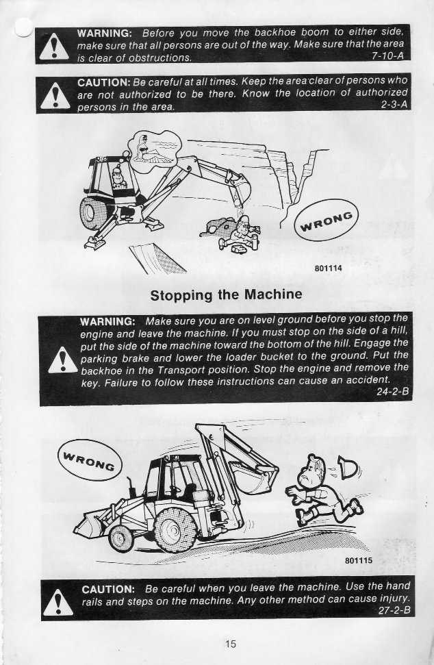 CASE 580D Backhoe Loader Operators Manual preview img 9