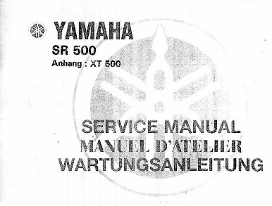 Yamaha XT500 Motorcycle Complete Workshop Service Repair