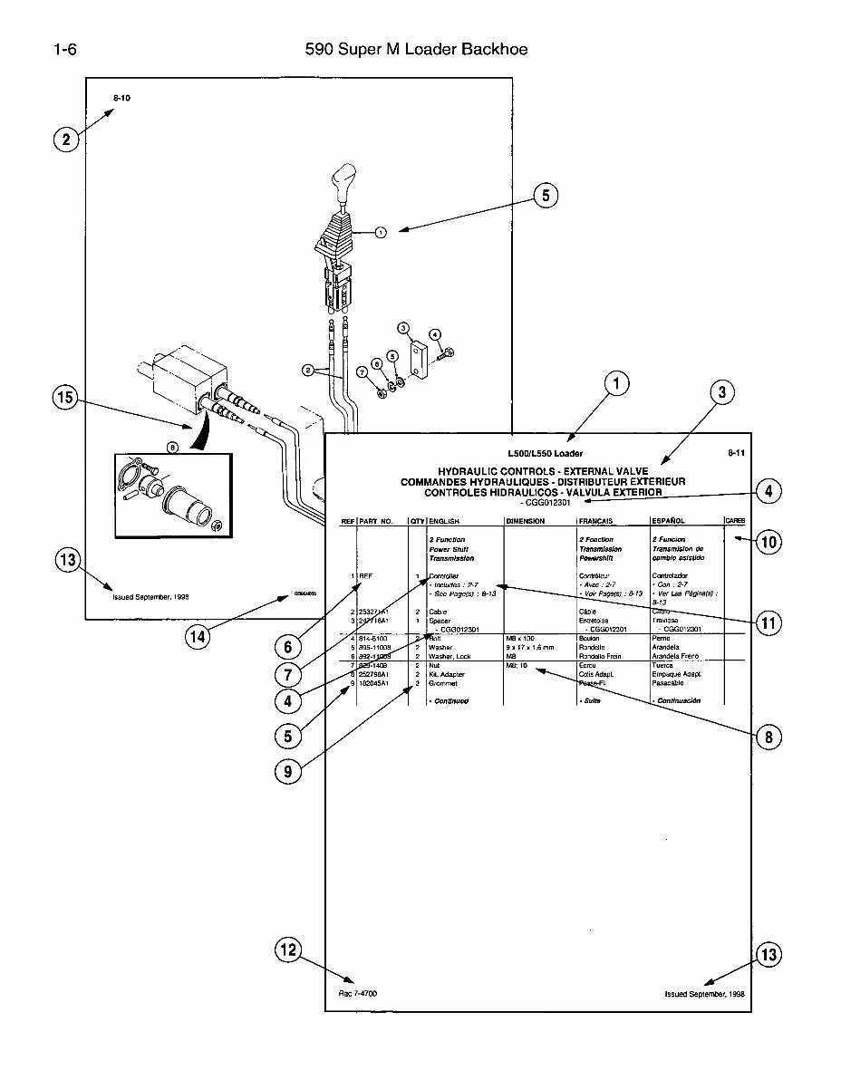 CASE 590 SUPER M Series 2 BACKHOE Parts Catalog Manual preview img 10