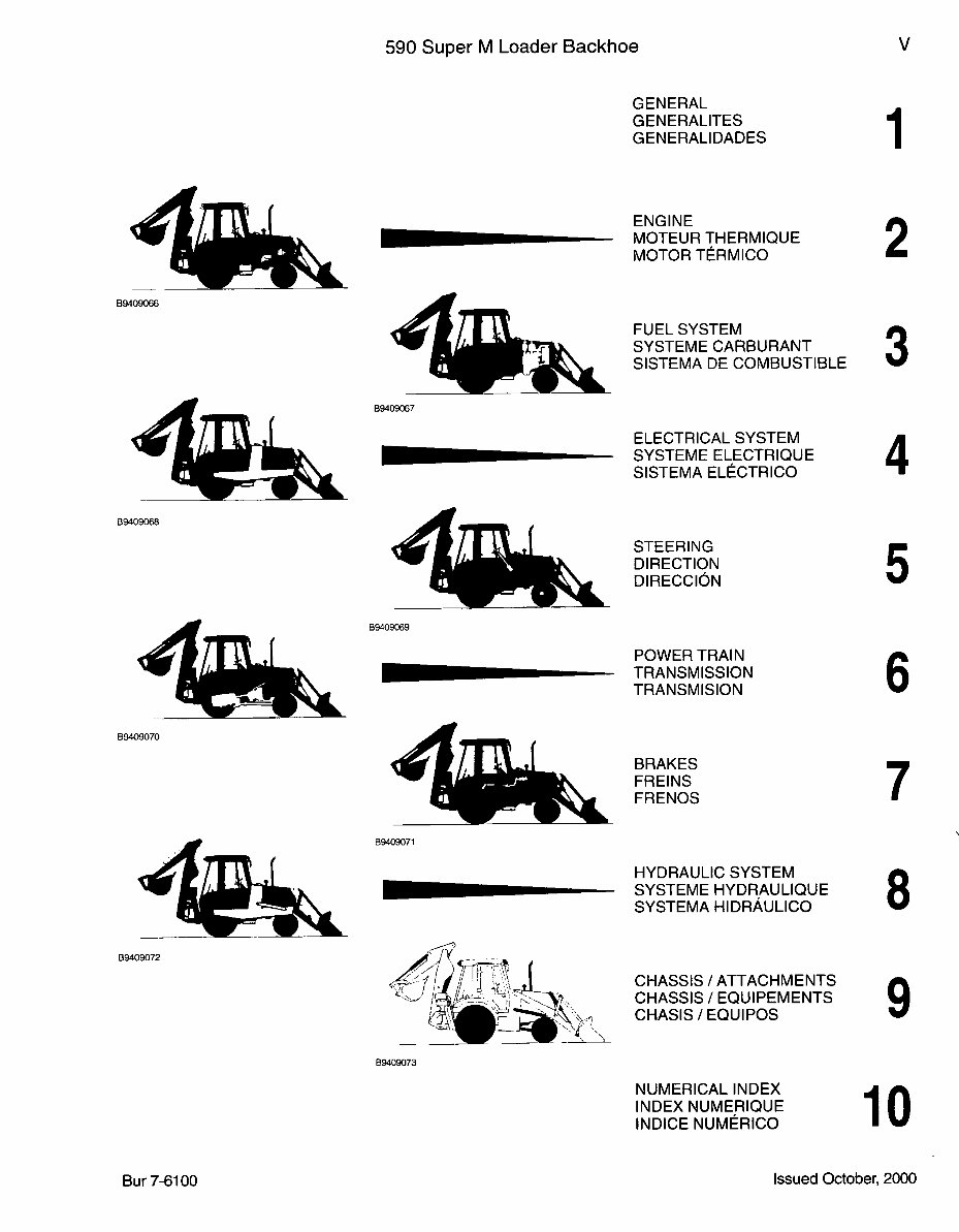 CASE 590 SUPER M Series 2 BACKHOE Parts Catalog Manual preview img 4