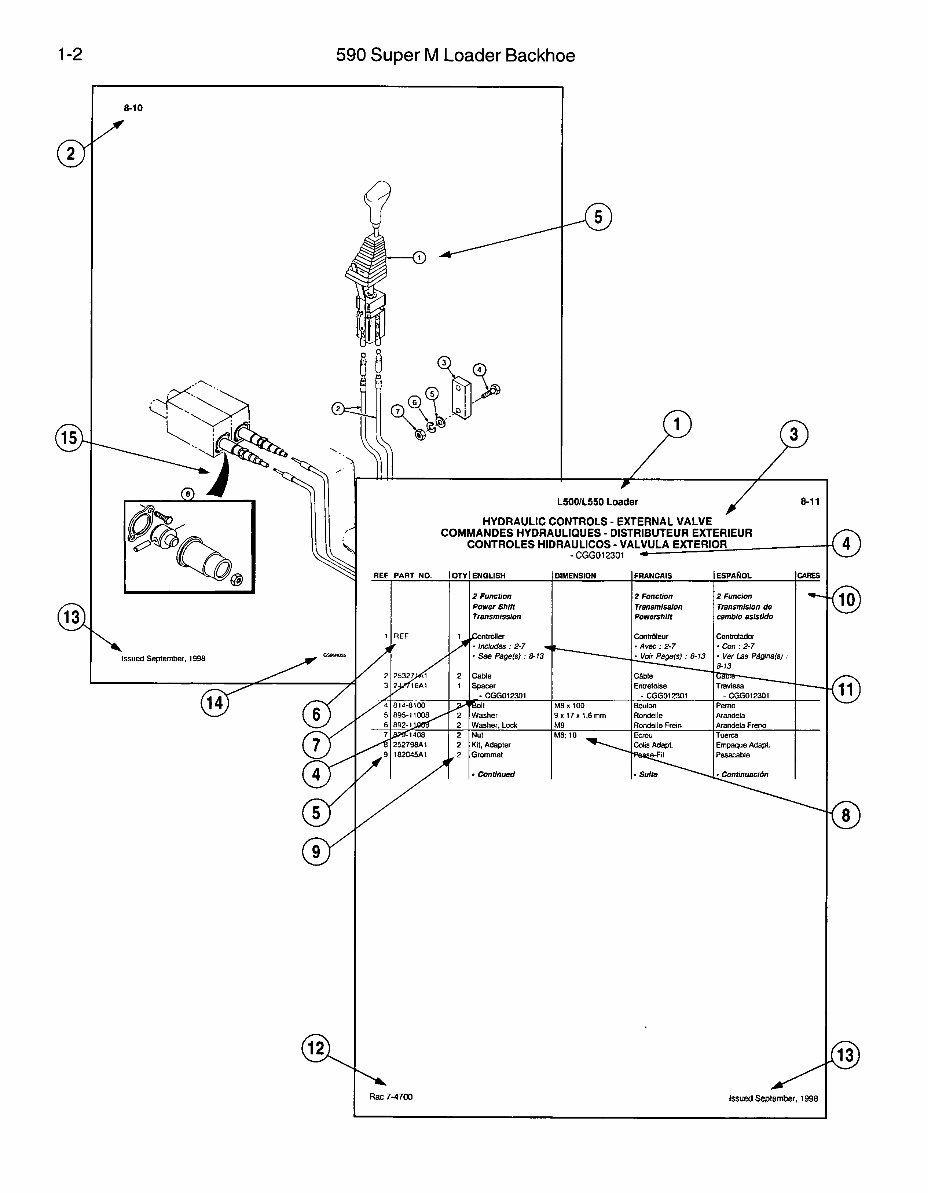 CASE 590 SUPER M Series 2 BACKHOE Parts Catalog Manual preview img 6