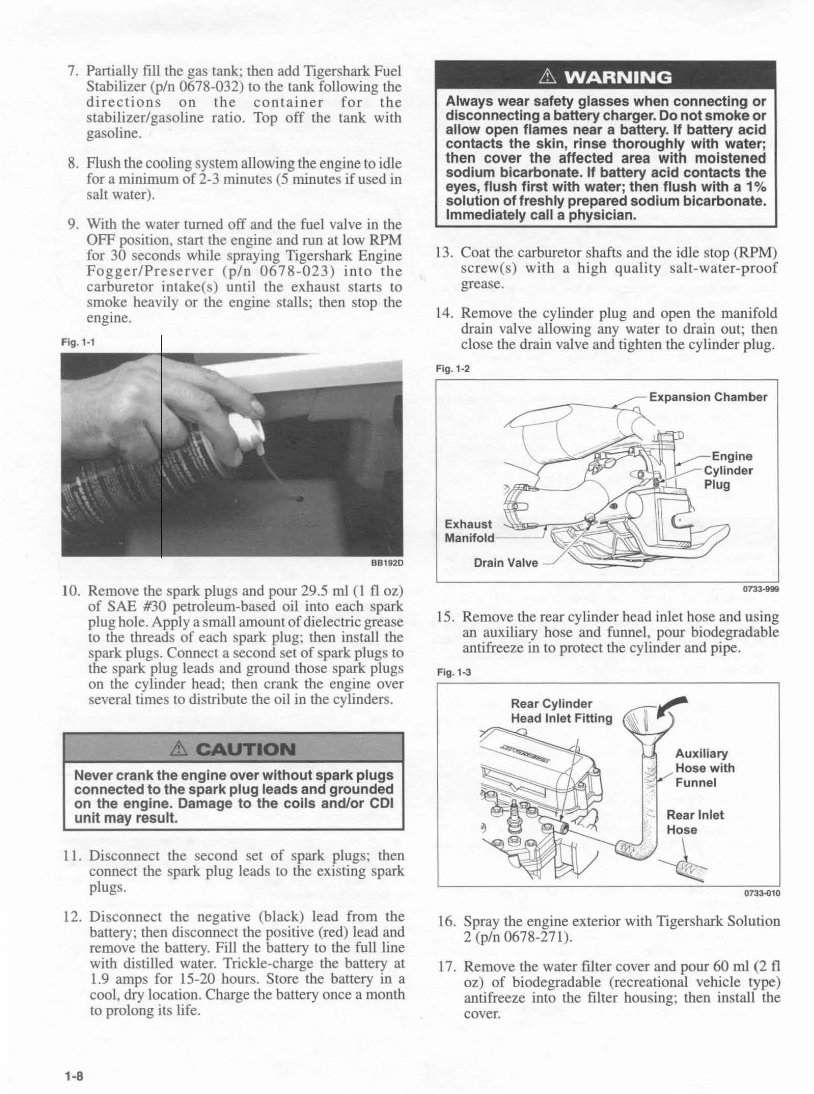 1998 Arctic Cat Tigershark PWC Service & Repair Manual preview img 10