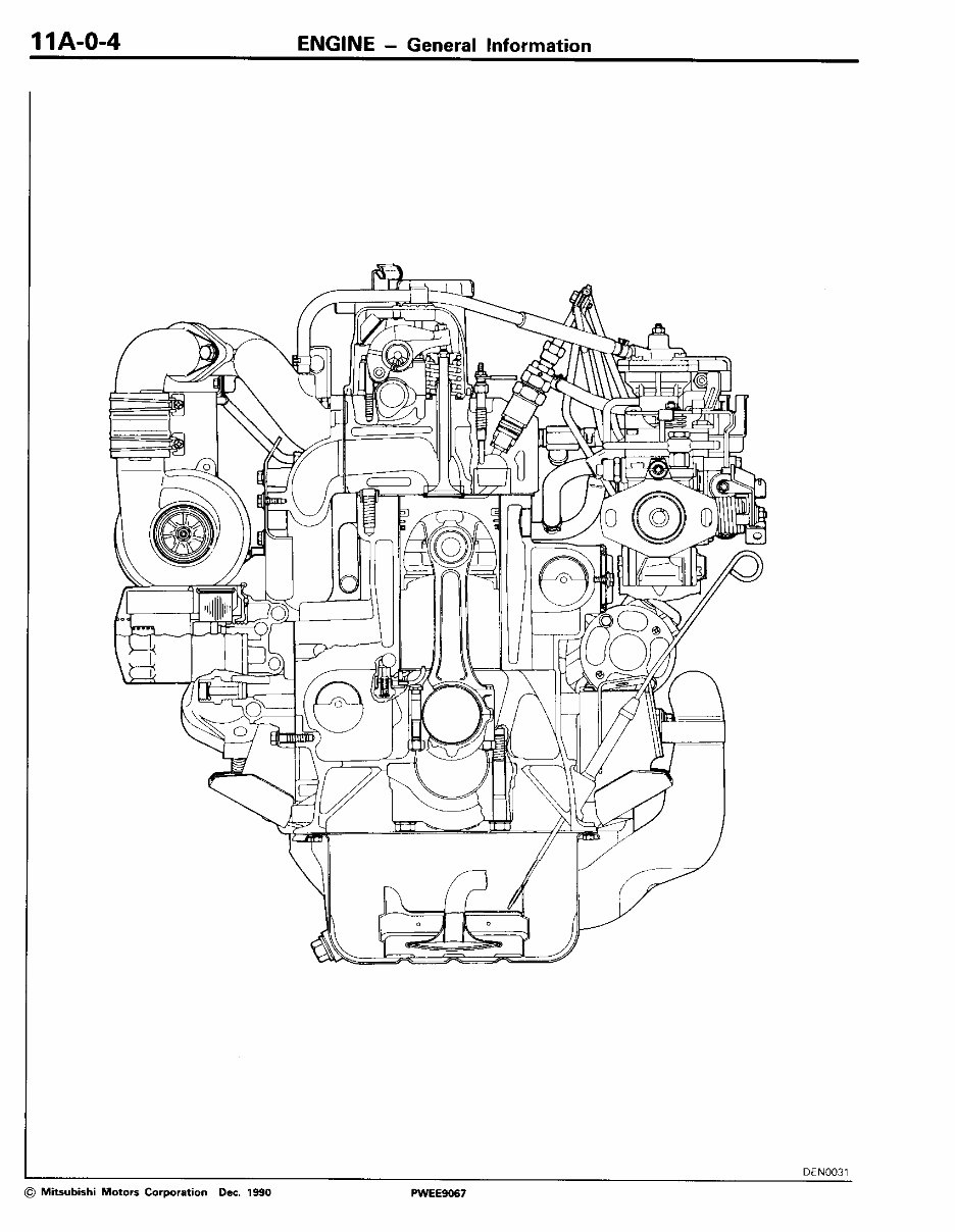 Mitsubishi 4G64 Engine Workshop Service Manual preview img 4