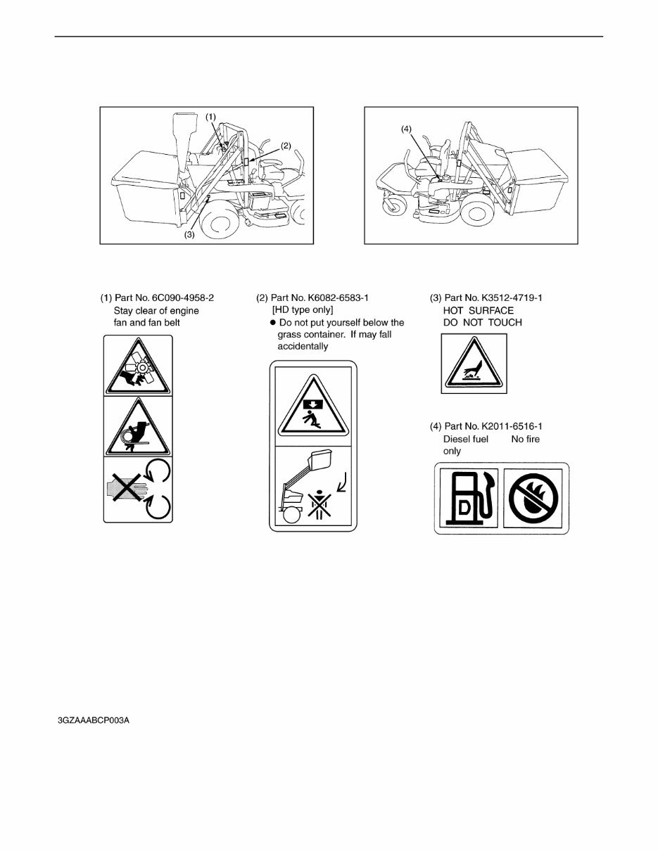 Kubota GZD15-HD Zero Turn Mower Workshop Service Manual preview img 8