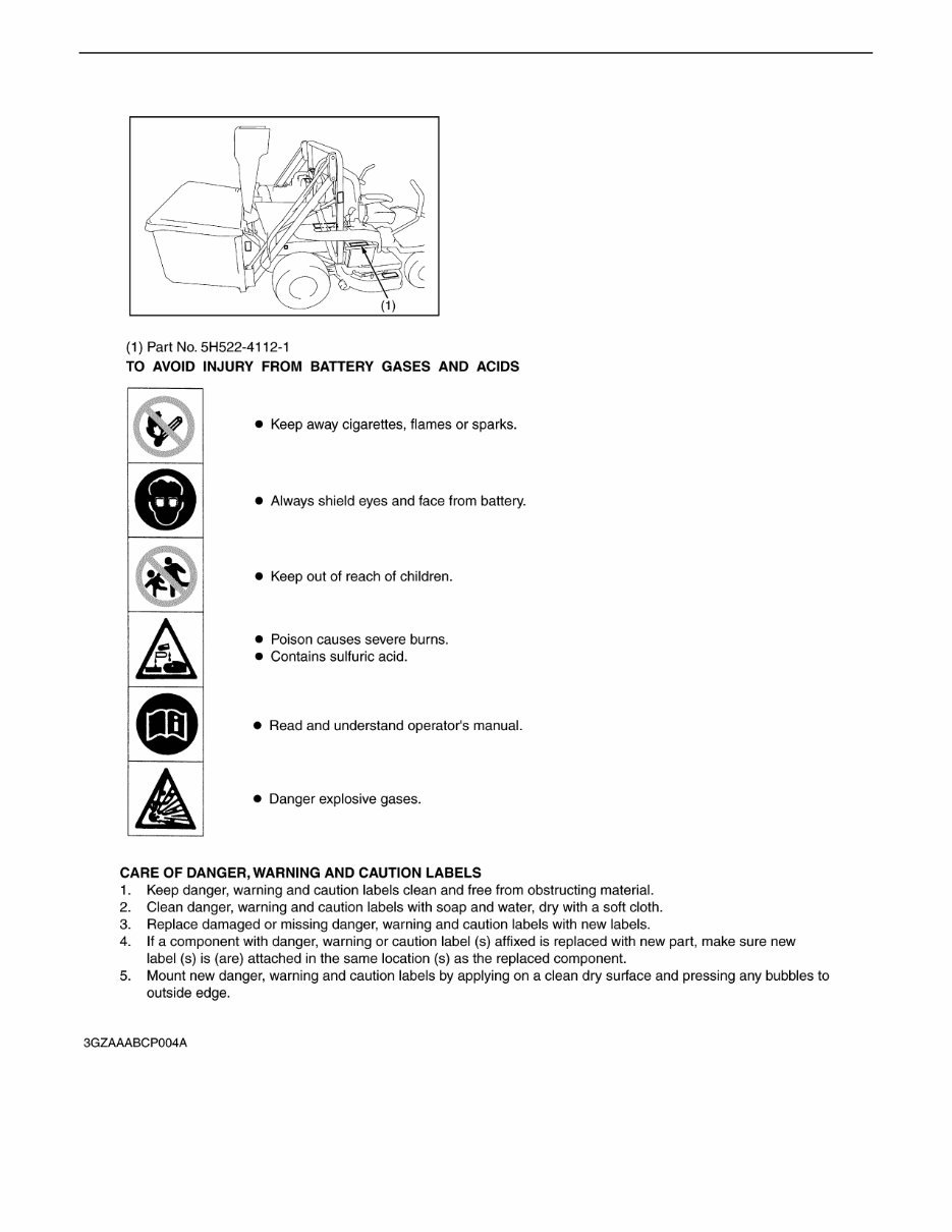 Kubota GZD15-HD Zero Turn Mower Workshop Service Manual preview img 9