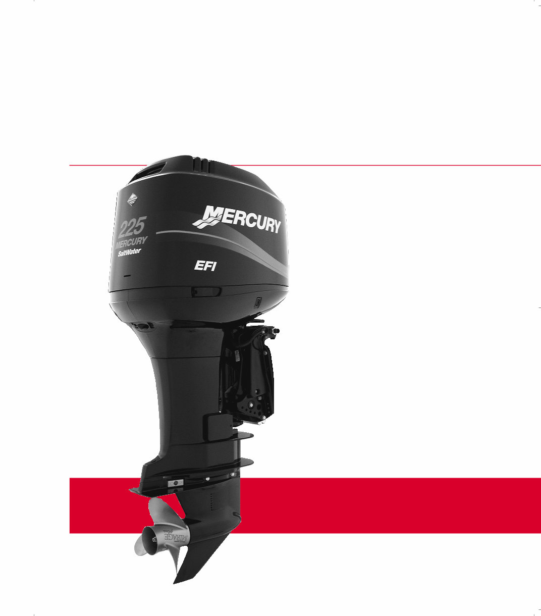 2003-Onwards Mercury Outboard 225HP Four Stroke EFI Service & Repair Manual preview img 1