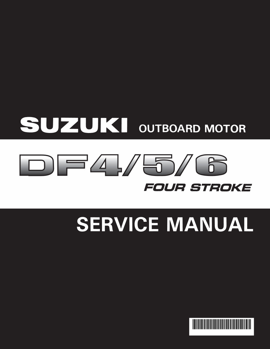 2002-2005 Suzuki Outboard Service Manual DF4/5/6 HP 4 Stroke preview img 1