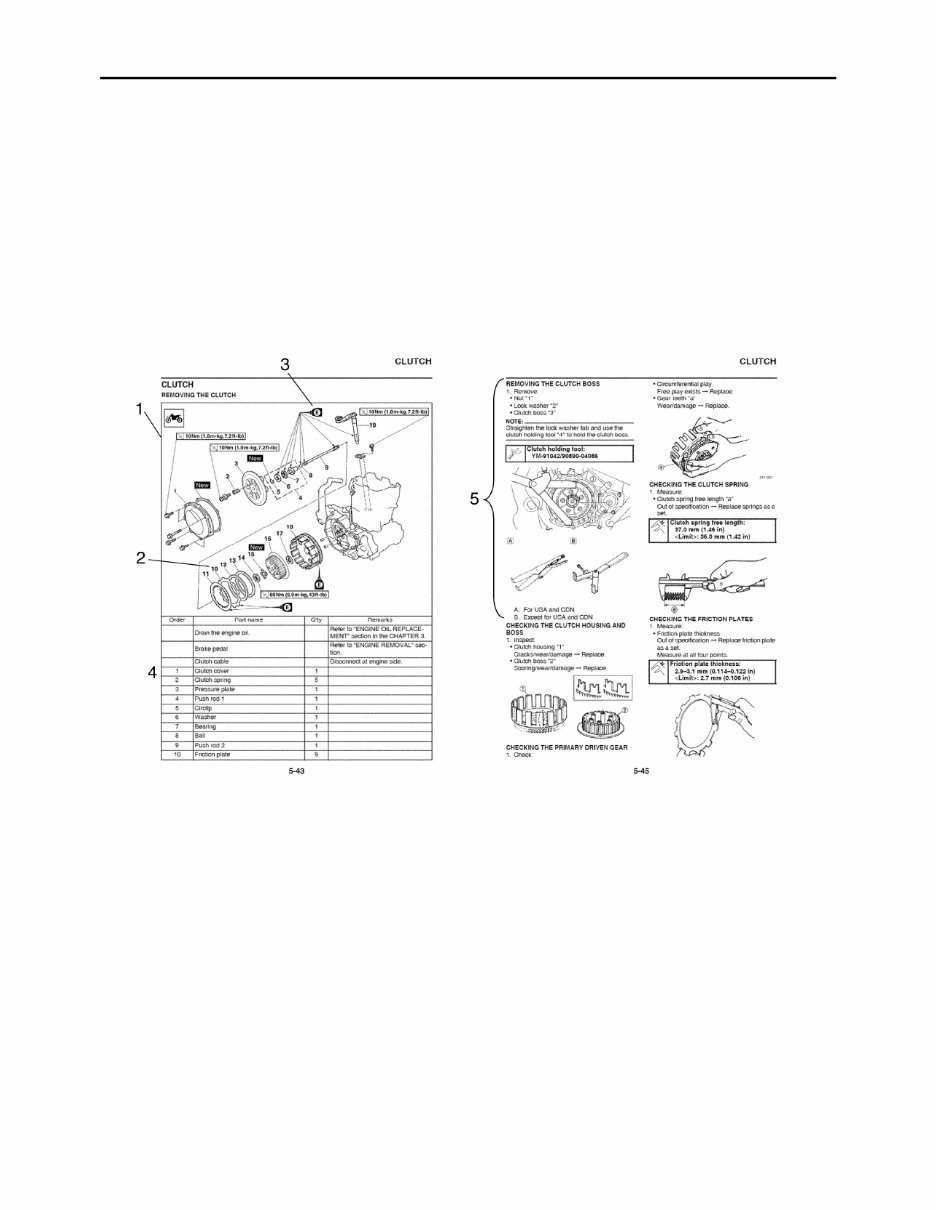 2011-2012 Yamaha YZ450F Service & Repair Manual preview img 8