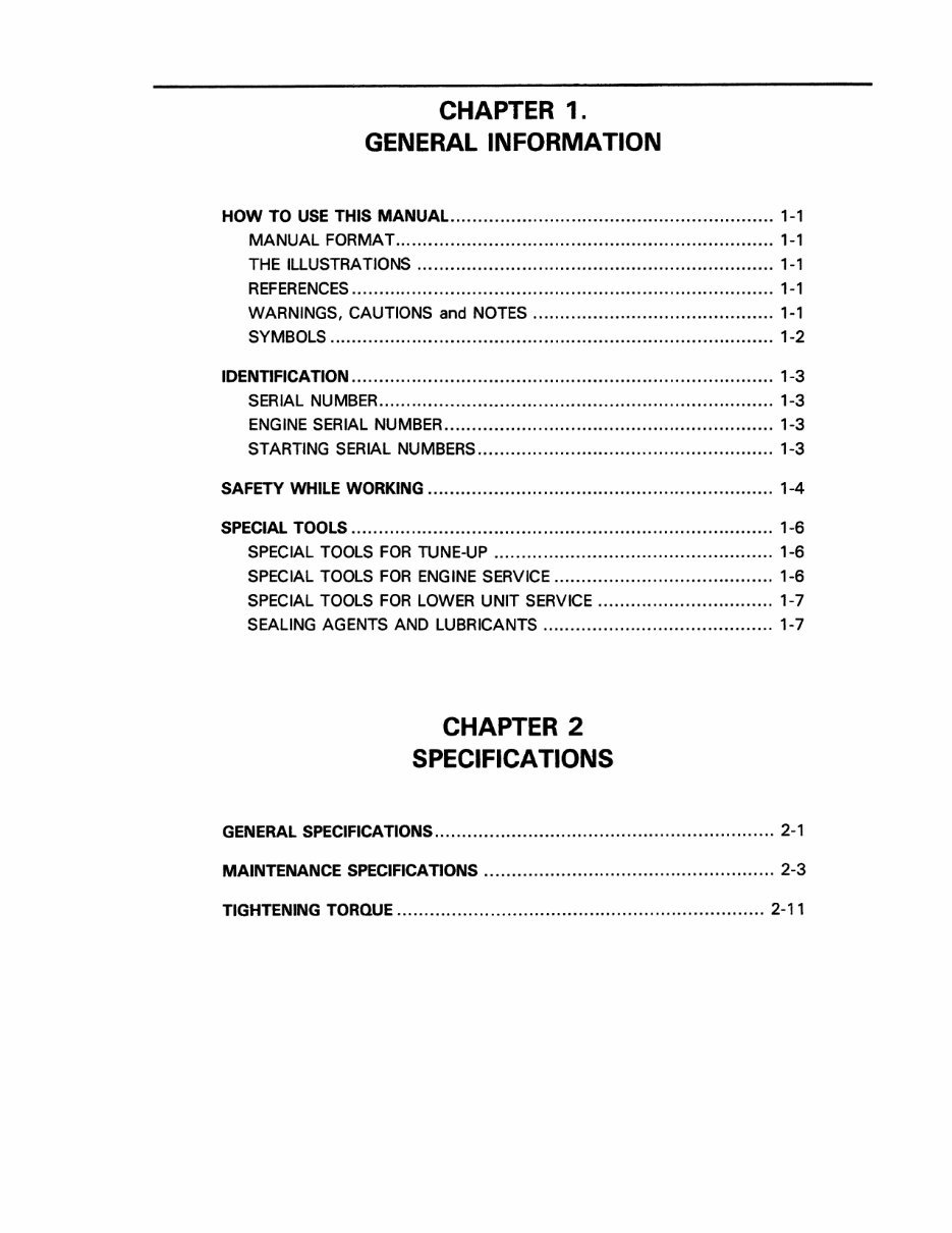 1995 Yamaha C40ELRT (2 stroke) Service & Repair Manual preview img 5
