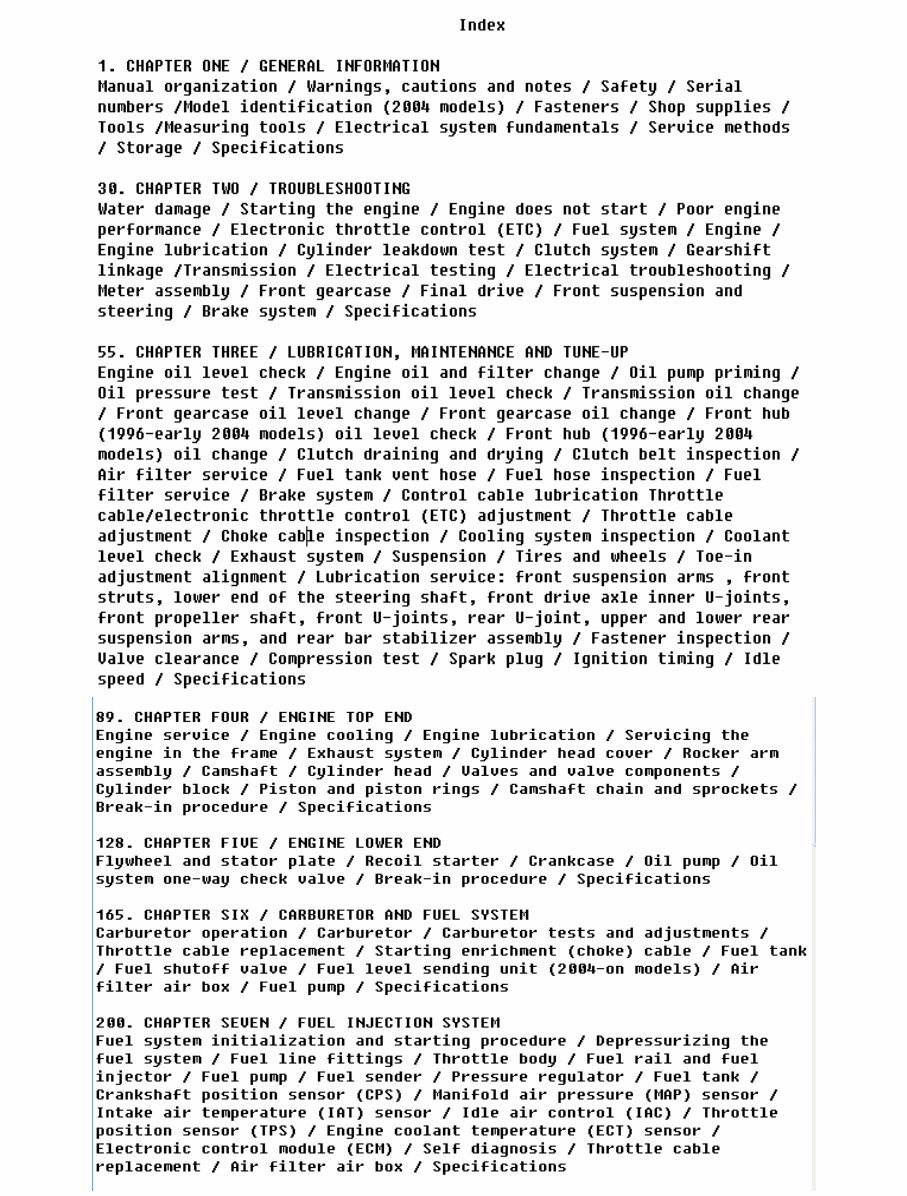 1996-2006 Polaris Sportsman 500 DUSE HO Service & Repair Manual preview img 1