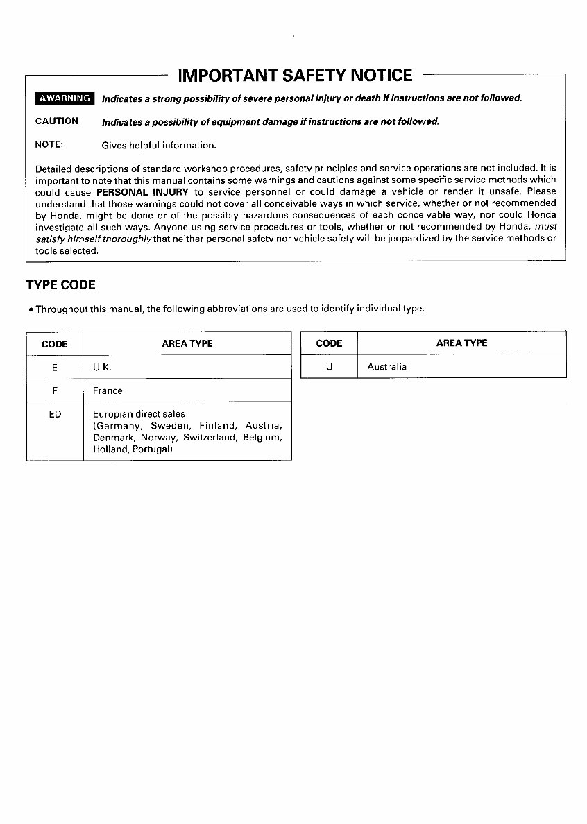Honda XL1000V (Varadero) repair manual preview img 2