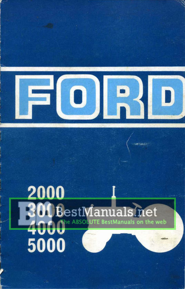 1965-1975 Ford 4000 Series 3-Cylinder Tractors Service & Repair Manual preview img 1