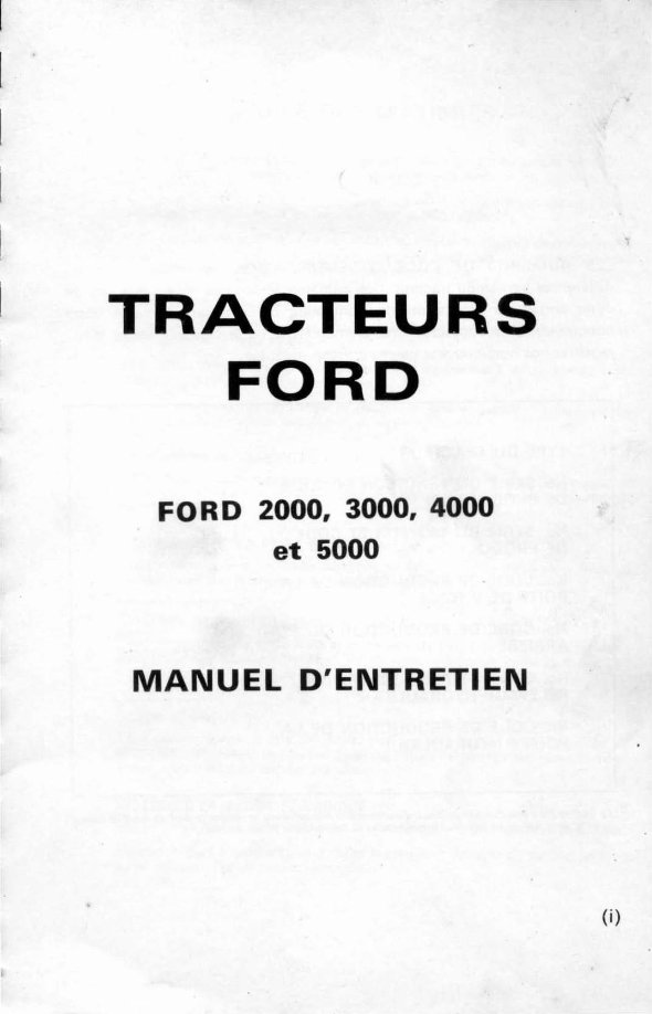 1965-1975 Ford 4000 Series 3-Cylinder Tractors Service & Repair Manual preview img 2