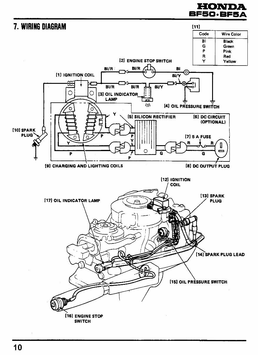 1989 HONDA BF5A 4-STROKE OUTBOARD Factory Service & Work Shop Manual preview img 10