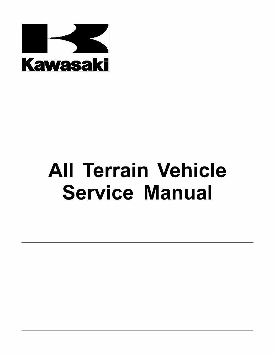 Kawasaki KFX700 V Force 03-04 Professional Service Manual preview img 5