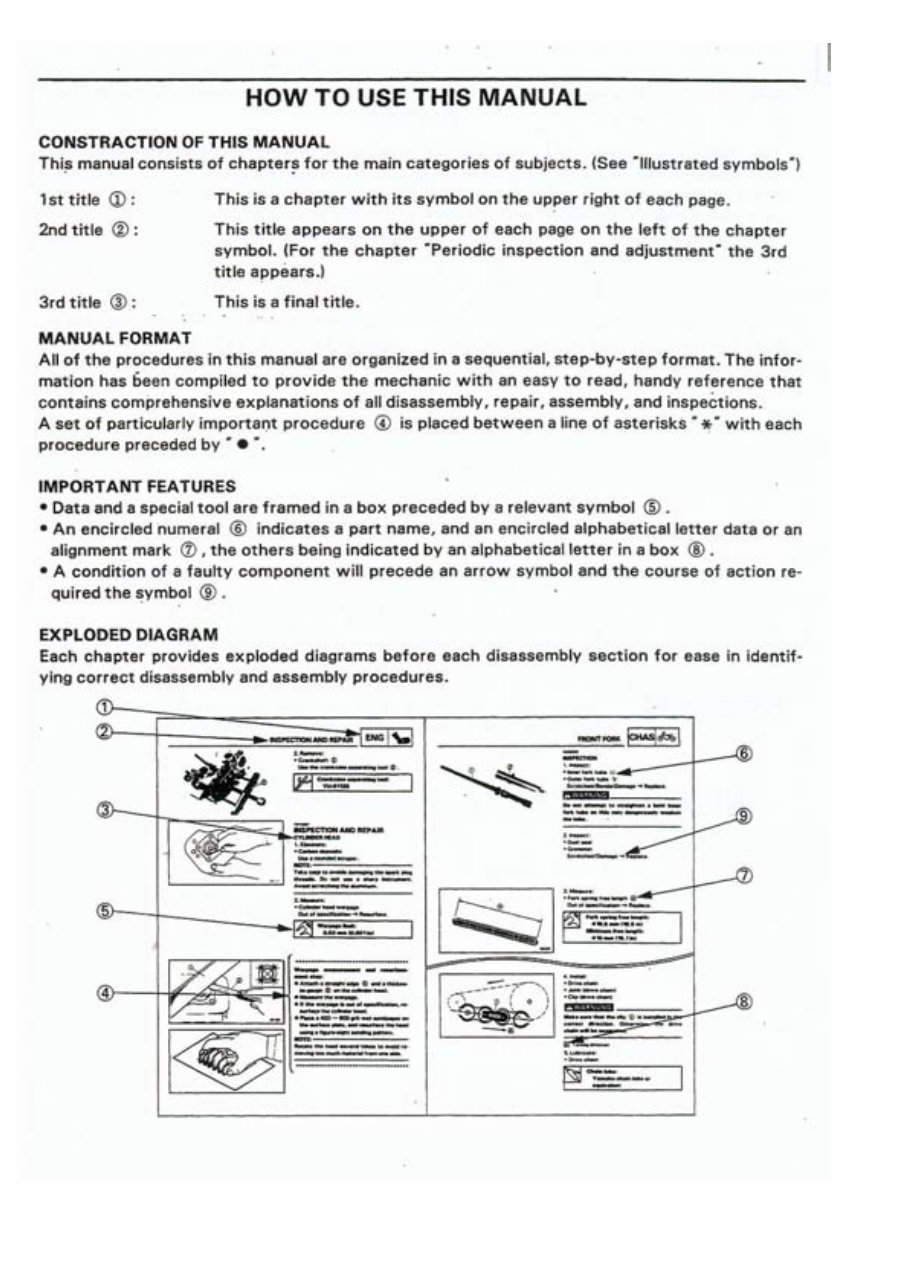 Yamaha XTZ 660 Ténéré (Tenere) Service & Repair Manual preview img 2