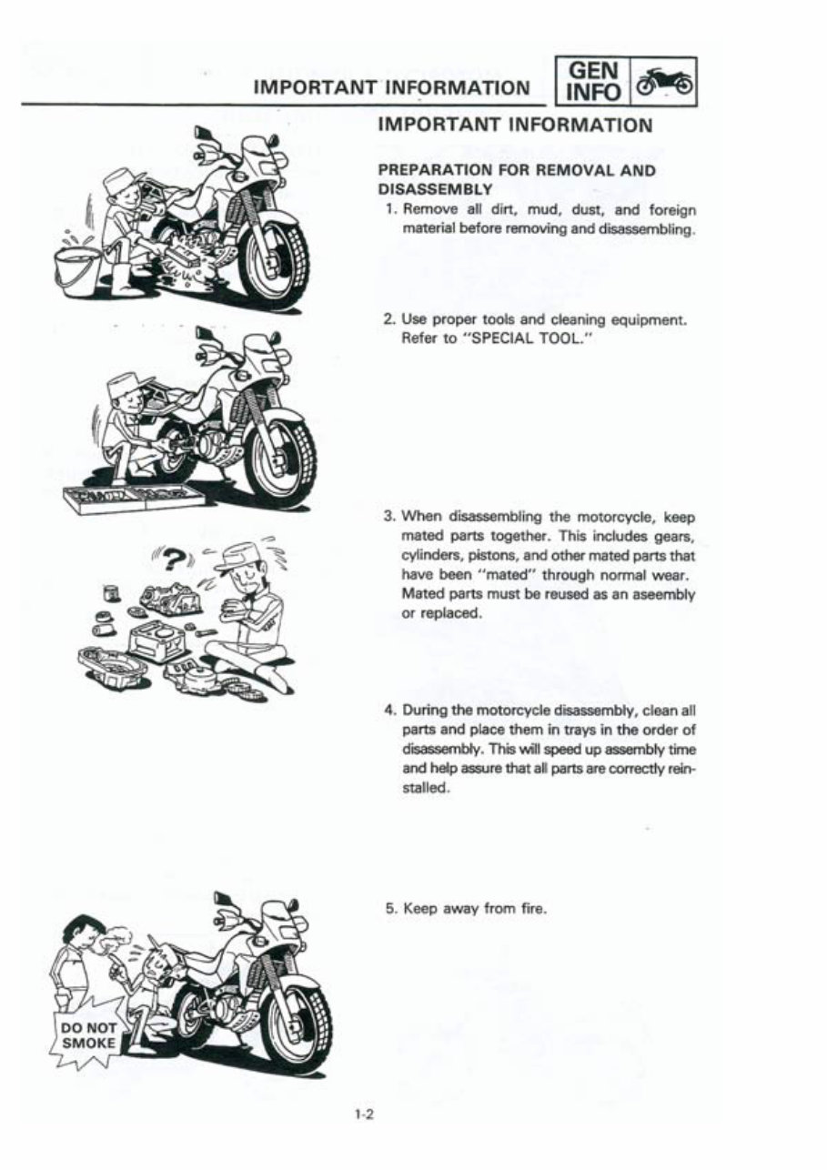 Yamaha XTZ 660 Ténéré (Tenere) Service & Repair Manual preview img 7