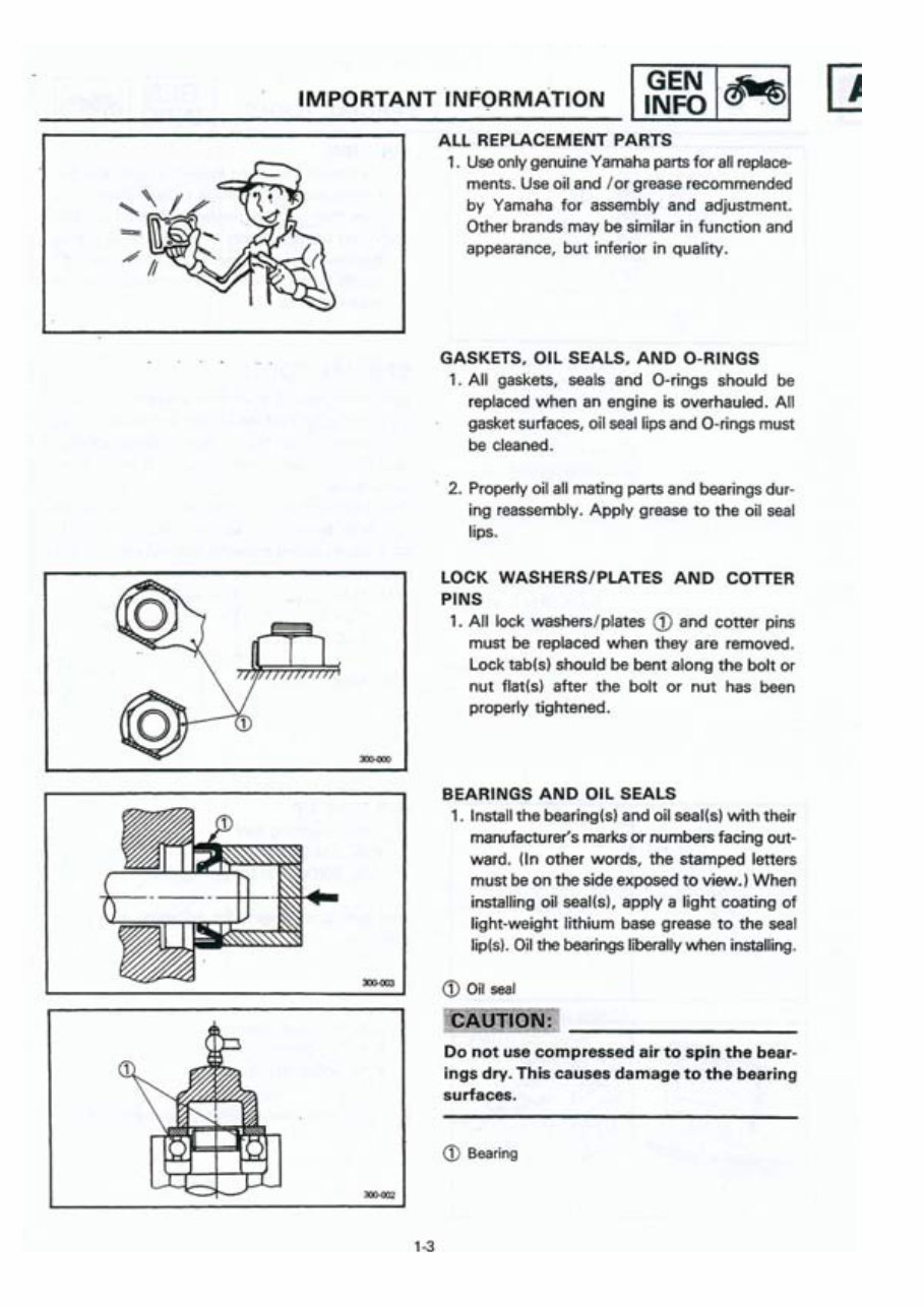 Yamaha XTZ 660 Ténéré (Tenere) Service & Repair Manual preview img 8
