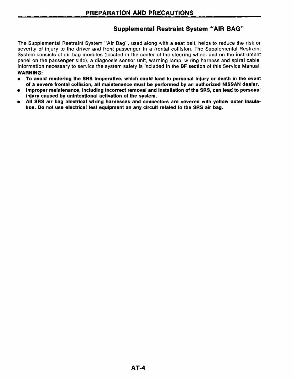 1994 Nissan 240SX Service & Repair Manual preview img 4