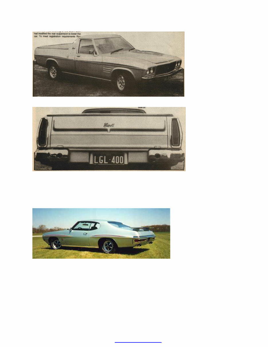 HOLDEN SandMAN PANELVAN HQ HJ HX HZ INFORMATION Manual preview img 2