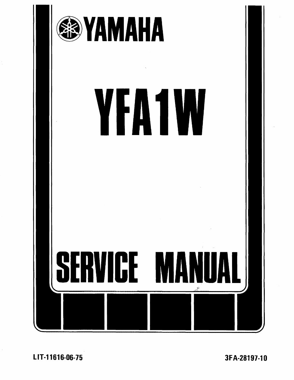 YAMAHA RAPTOR 125 YFM125 ATV Full Service & Repair Manual 2011-2012 preview img 2