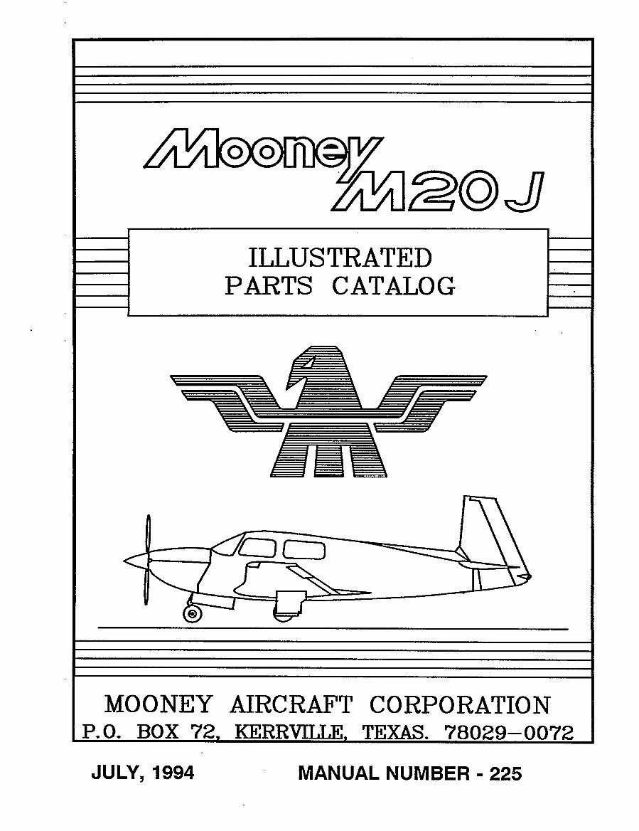 Mooney M20J Illustrated Parts Catalog & Service Manual -2- Manuals - IMPROVED - preview img 1