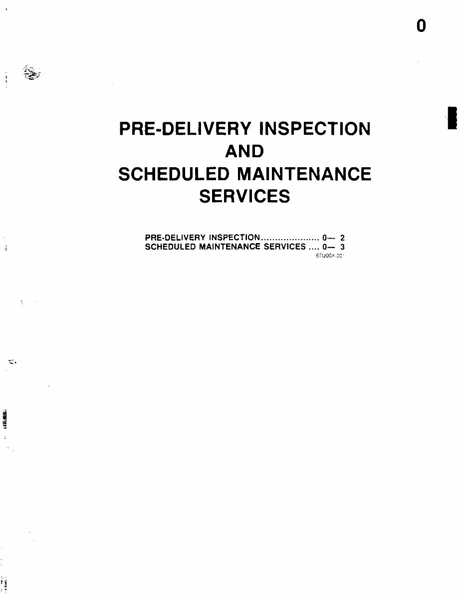 1988 Mazda RX7 Service Manual preview img 1