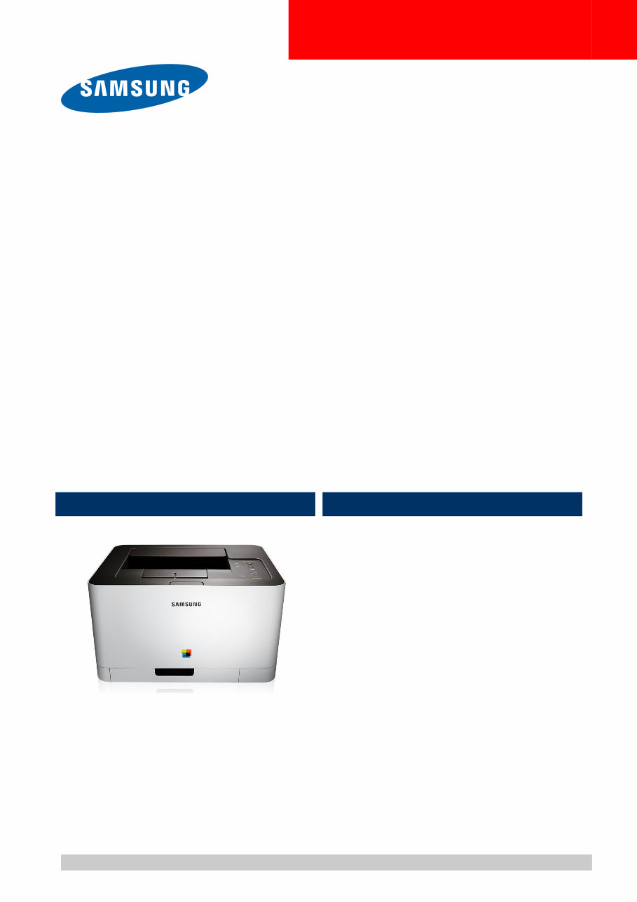 Samsung CLP-365 365W Printer Service Manual and Repair Guide preview img 1