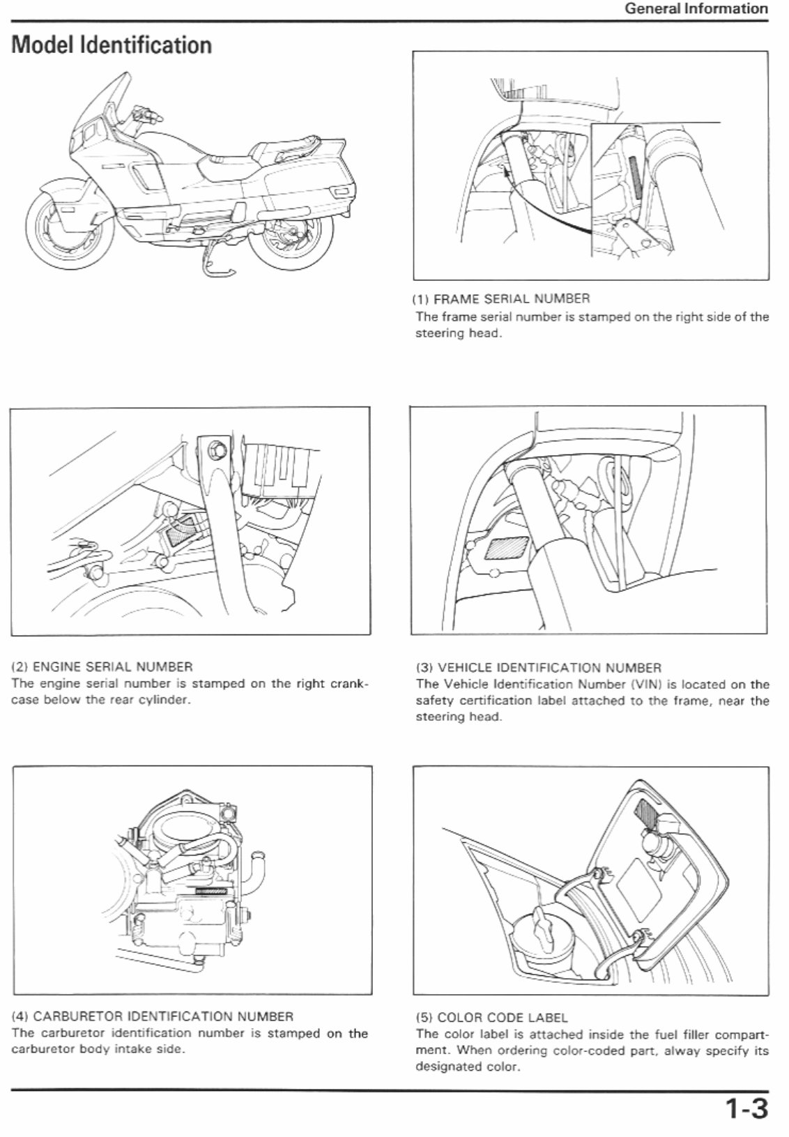 1989-1996 Honda PC800 Pacific Coast Motorcycle Service & Repair Manual preview img 1