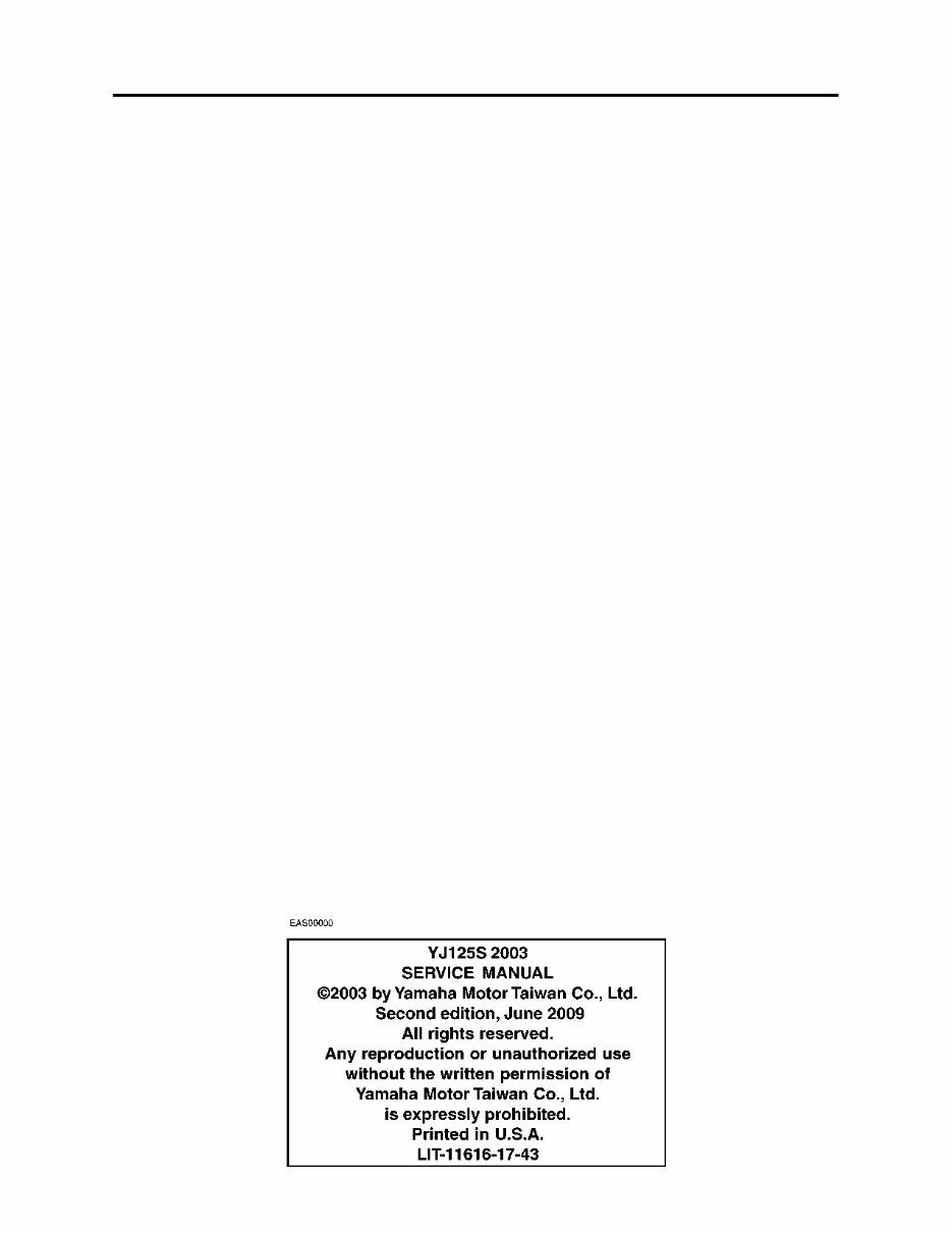 2003-2007 Yamaha Vino 125 Scooter Service & Repair Manual preview img 2