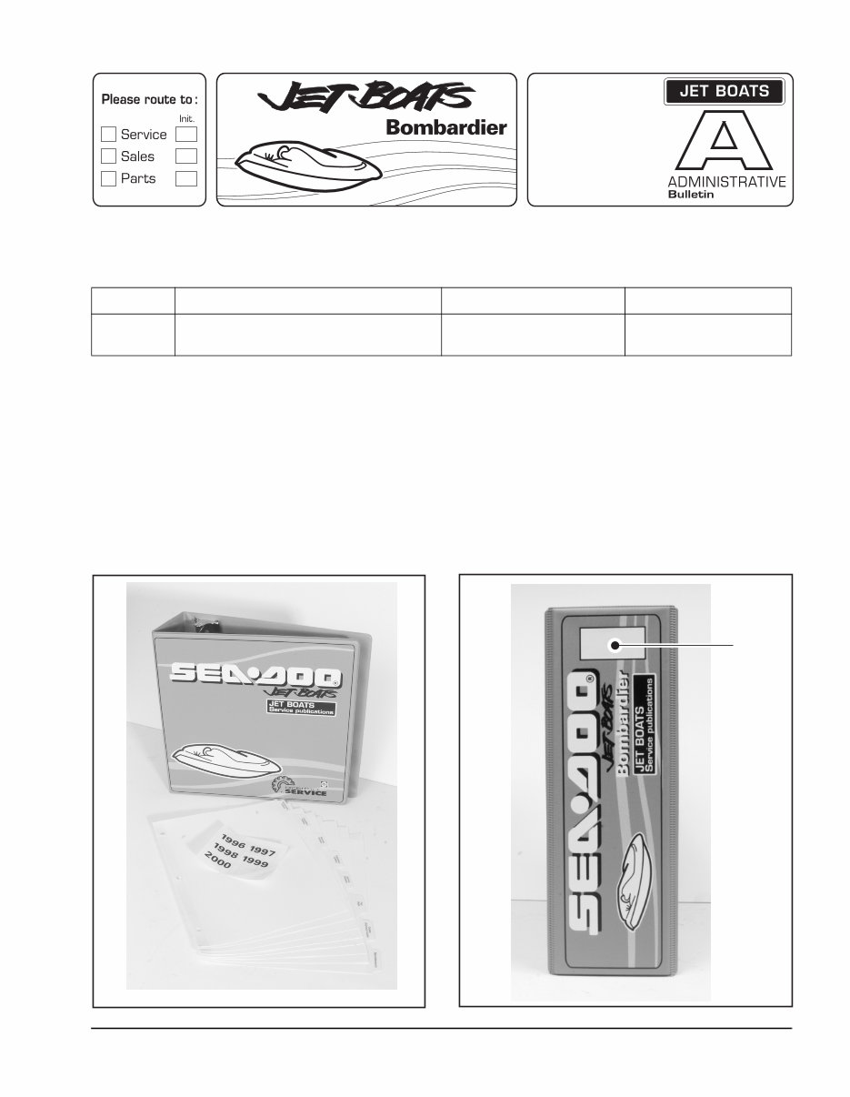 1996 Seadoo Challenger Service & Repair Manual preview img 8